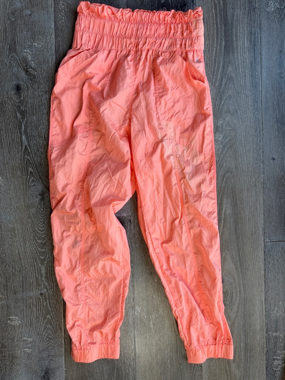 FP Movement by Free People Coral Pink Elastic Waist Joggers